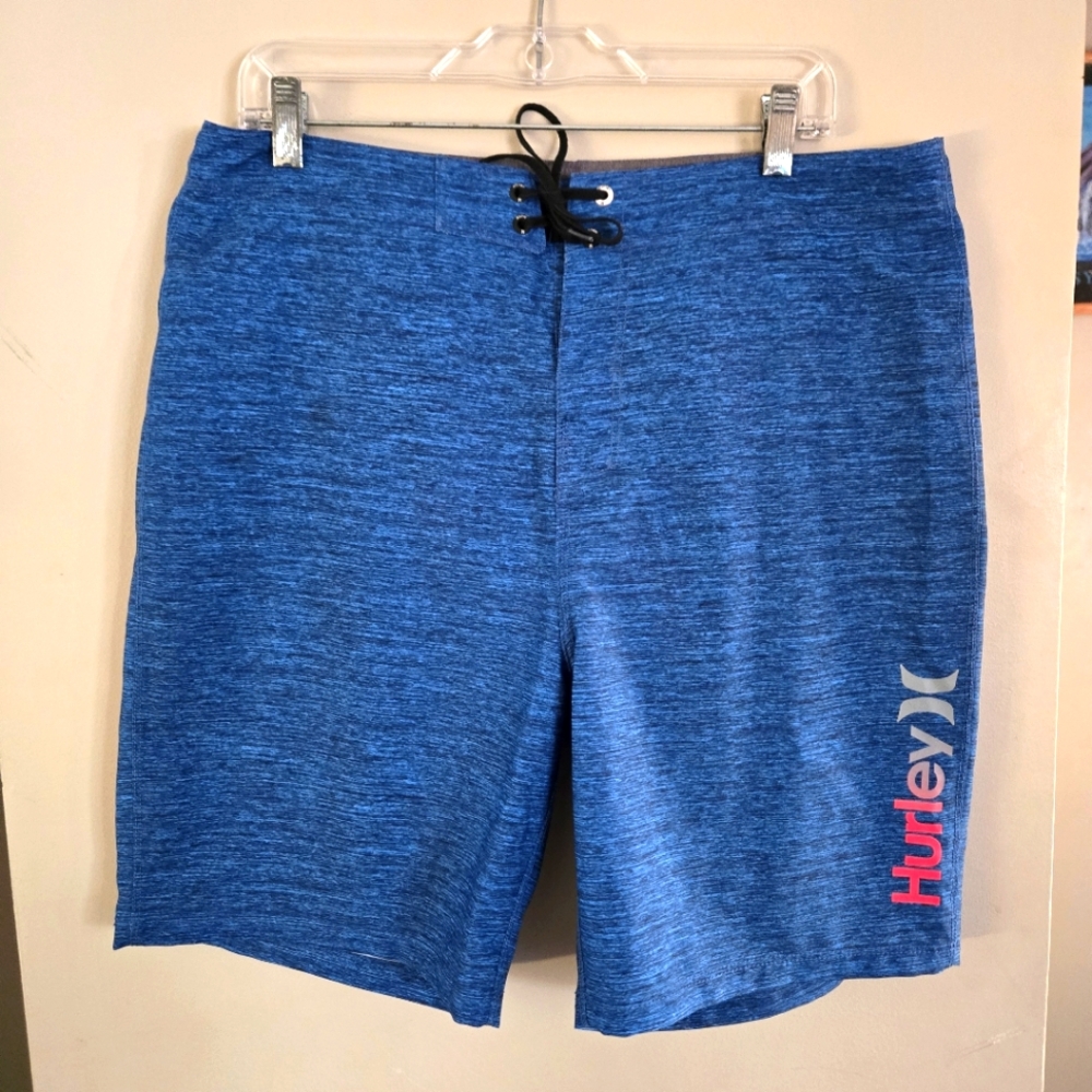 5 for $25 Hurley Mens Swim Trunks 33 Blue Board Shorts Bottoms